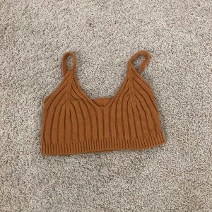 knitted crop top